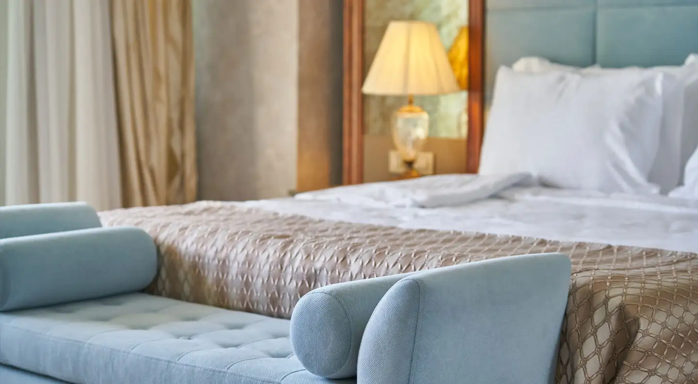 Photo of Rose Hotel bed in bedroom